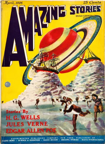 Couverture d'Amazing Stories n° 1, avril 1926